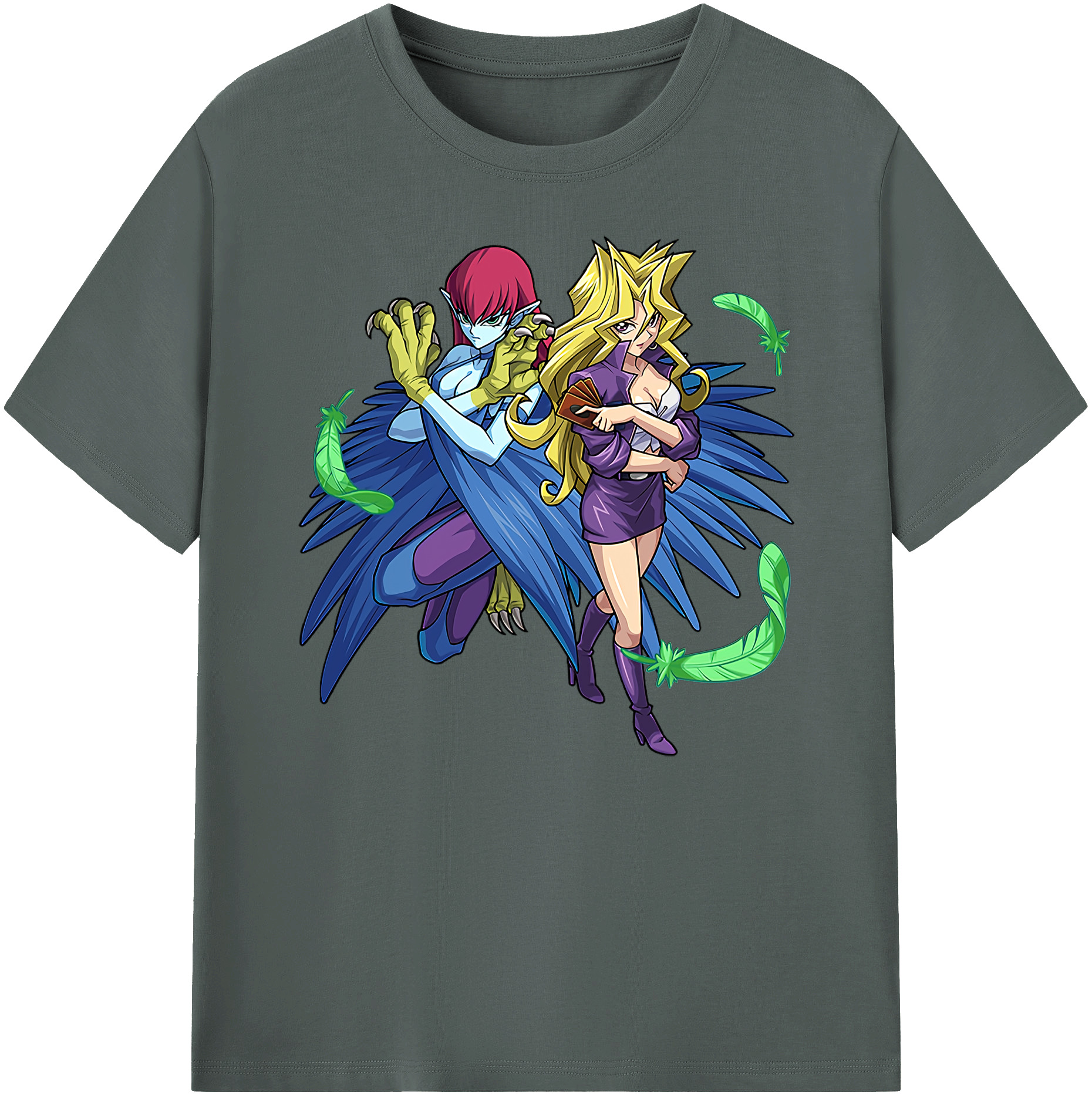 （画像用） 遊☆戯☆王 Yu-Gi-Oh! 綿100％ メンズ半袖Tシャツ｜肌触りやわらか＆通気性